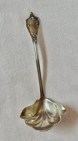 BAKER MANCHESTER STERLING Small Cream Ladle pattern BMS17 circa 1915 Cover