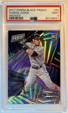 AARON JUDGE 2017 Panini Black Friday 63 Wedges RC Rookie /50 PSA 9 Yankees!