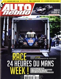 HEBDO AUTO Nr.2366 09.06.2022 24h MANS BMW M HYBRID V8 IMSA-INDYCAR DETROIT - Bild 1 von 1