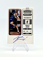 2022-23 CONTENDERS NIKOLA JOVIC ROOKIE TICKET ROOKIE AUTO (on card) RC