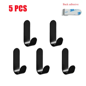 Multi-Purpose Wall Organizer Hook Behind-Door Key Cloth Hanger Hook Bathroom Rob - Picture 1 of 25