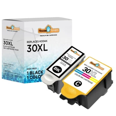 2 Pack 30 XL Ink Cartridges for Kodak ESP Office 2170 ESP C110 ESP 3.2s Printer - Image 1 of 2