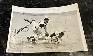 Bill Mazeroski Autograph Original Photo - Picture 1 of 2