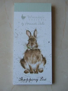 Beautiful WRENDALE Magnetic Shopping Pad - DAISY - BUNNY - NEW - Picture 1 of 4