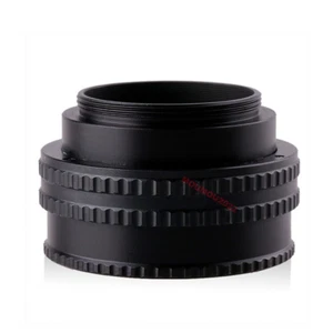 M42 to M42 Adjustable Focusing Helicoid Ring Adapter For M42-M42 17mm-31mm Black - Picture 1 of 9