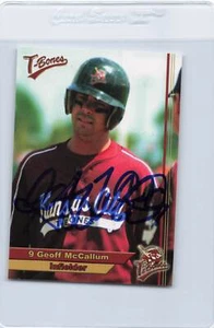 2007 Kansas City T-Bones Geoff McCallum Signed Auto *K4320 - Picture 1 of 2