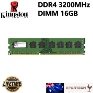 Kingston DDR4 DIMM Desktop Ram PC4-25600 3200MHz 16GB (1X16GB) 16G OEM 1.2V - Picture 1 of 1