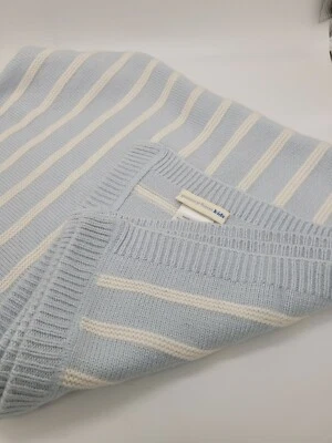 Manta de cerámica granero bady niños bebé manta de recepción unisex azul blanco crema Foto 1 de 4