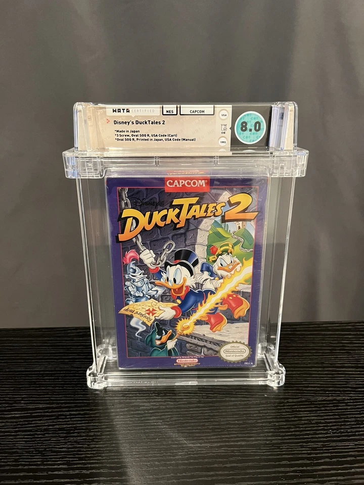 IN SHRINK WRAP *9.4 Manual 9.2 Cart* Disneys DuckTales 2 NES WATA 8.0 No CGC/VGA - Image 1 of 4