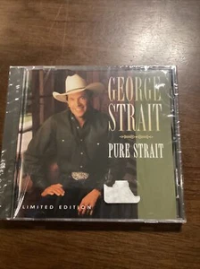 George Strait CD Pure Strait Limited Edition NEW SEALED ORIGINAL CD - Foto 1 di 7
