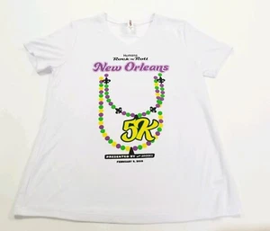 Humana Rock N Roll New Orleans 5K Brooks February 9 2019 Size XL Shirt  - Picture 1 of 10