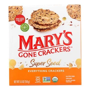 Mary's Gone Crackers Super Seed - Everything - Case of 6 - 5.5 oz. - Picture 1 of 2