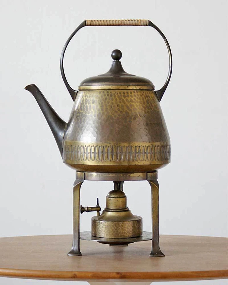 WMF ART DECO ... TEEKESSEL MIT RECHAUD  - Bild 1 von 1