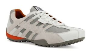 92222000-Al Geox UOMO SNAKE K Sneaker mit stylischem Kontrastmuster Gr. 41 NEU