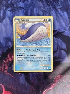 Wailord | 31/102 | Rare | HGSS Triumphant | Pokemon Card | Mint - Nm - Image 1 of 4