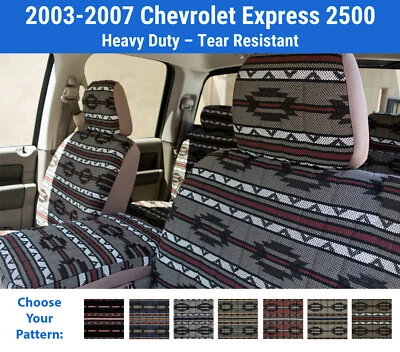 Fundas de asiento Southwest Sierra para Chevrolet Express 2500 2003-2007 Foto 1 de 4