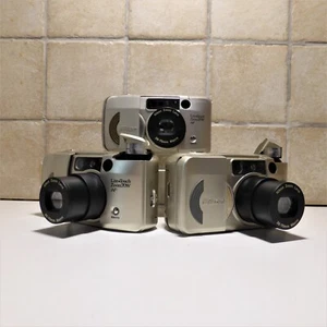 Lot 3x Vintage NIKON Lite Touch Compact Analog Camera NOT WORKING - Picture 1 of 18