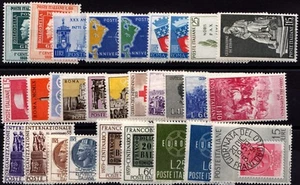 1959 Italia Annata Completa Nuovi Come Unificato 29 Valori MNH Integri - Picture 1 of 1