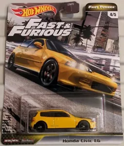 Hot Wheels GJR67 2020 Fast And Furious - Fast Tuners 4/5 Honda Civic EG - Picture 1 of 1
