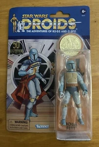"Figura nueva Star Wars Droids Series The Adventures of R2 & C3PO: BOBA FETT 3,75""" - Imagen 1 de 2