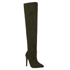 Damen Stiefel Overknees Stiletto High Heels Boots Absatzschuhe 832627 Schuhe