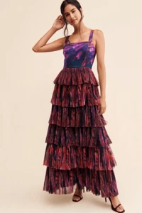 New Anthropologie x Hutch Tulle Tiered Dress Size 2 - Picture 1 of 10
