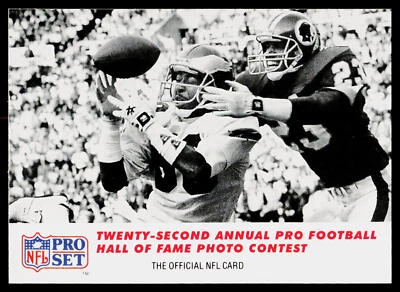 Tarjeta de fútbol americano Cris Carter / Todd Bowles HOFPC, 1990 Pro Set, #798 Foto 1 de 2