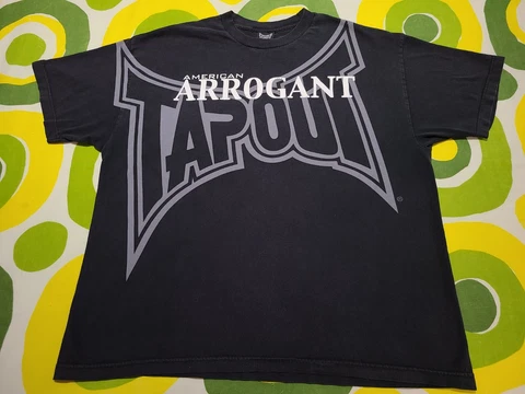 Tapout Shirt UFC MMA American Arrogant Size 2XL Cover