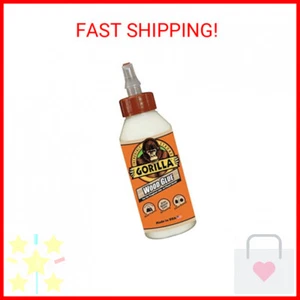 Gorilla Wood Glue; 8 Ounce Bottle; Natural Wood Color; (Pack of 1) - Picture 1 of 2