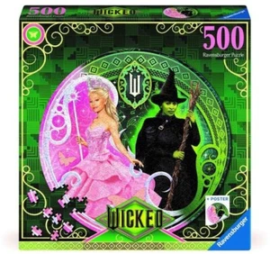 Wicked 500 Piece Round Puzzle by Ravensburger, Arrives before Christmas! - Picture 1 of 2