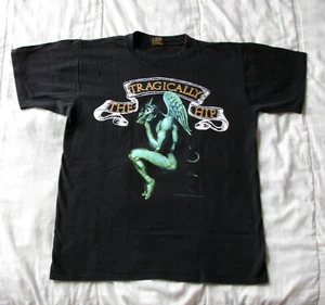 Vintage 90s The Tragically Hip Black Gargoyle Concert T Shirt 1993 Brockum L - Picture 1 of 8