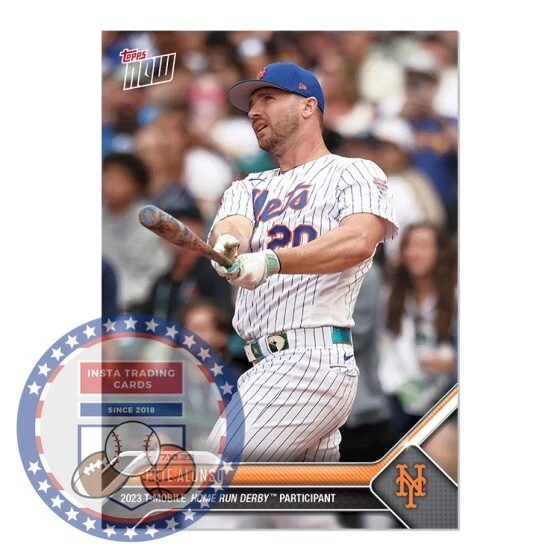 Pete Alonso - 2023 MLB TOPPS NOW® Card 554 Home Run Derby Participant - Image 1 of 1