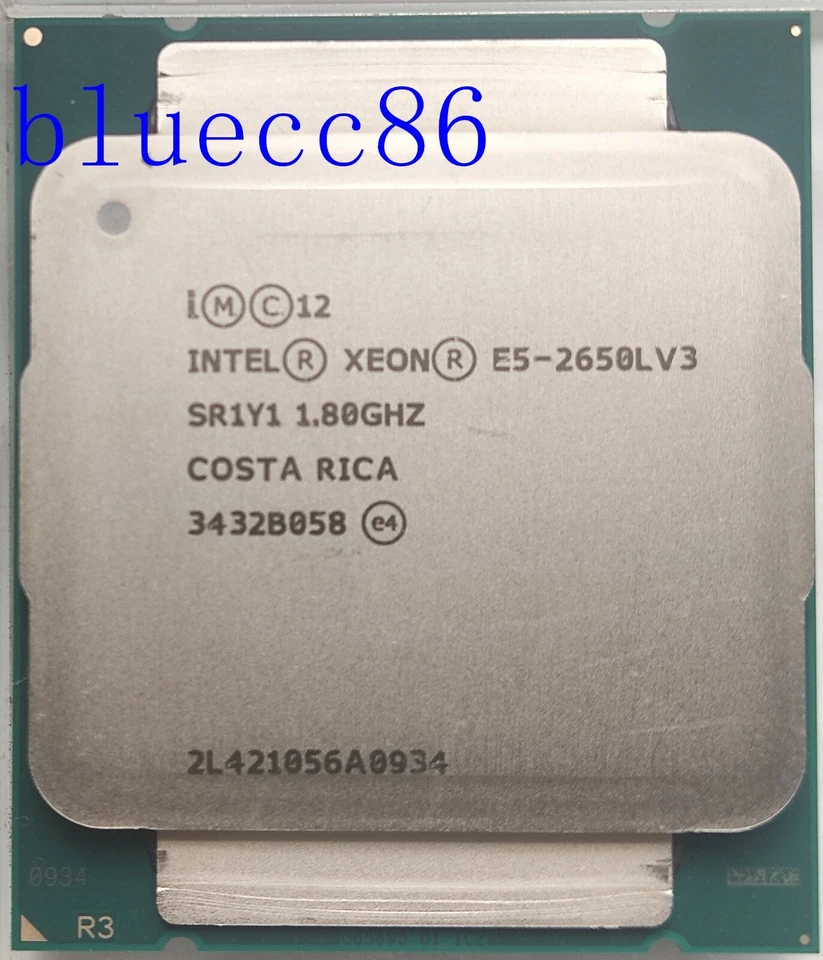 Intel Xeon E5-2650L V3 SR1Y1 1.8 GHz 12 Core  LGA 2011-3 CPU Processor - Image 1 of 1
