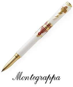 Montegrappa ICONS Tribute to Elvis Presley ISICERYW Rollerball White Pen (0040) - Picture 1 of 9