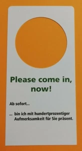 Türhänger für ungestörtes Arbeiten (3 Stück) Kunststoff unkaputtbar - Bild 1 von 2