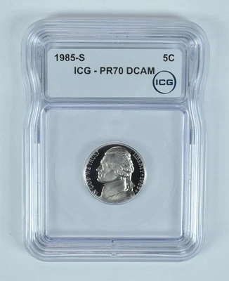 1985-S Jefferson Nickel PR70 DCAM ICG *4168 - Image 1 of 4