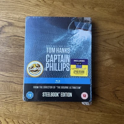 Captain Phillips - Limited Edition Steelbook [Blu-ray] New Sealed - Image 1 of 4