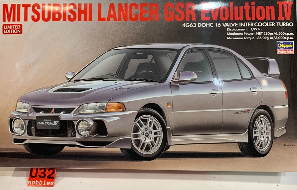 FUJIMI 20726 KIT 1/24 MITSUBISHI LANCER GSR EVOLUTION EVO IV - Immagine 1 di 1