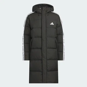 NEU ADIDAS HERREN 3-STREIFEN REGULAR FIT LANGER DAUNENMANTEL JZ8731 SCHWARZ ASIATISCHE PASSFORM - Bild 1 von 6