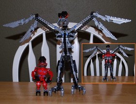 Lego Bionicle Warriors Turaga Dume and Nivawk (8621) Complete