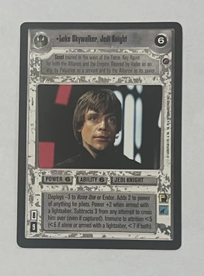 Star Wars CCG - Luke Skywalker, Jedi Knight - Death Star II - UR - Unplayed - NM - Image 1 of 4