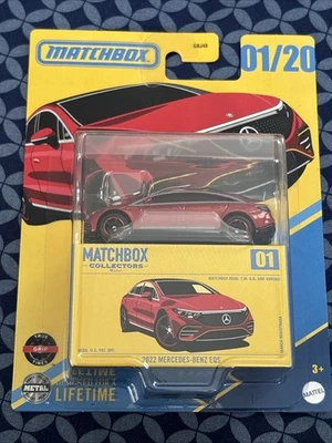 Matchbox Collectors 2025 01/20 2022 Mercedes-Benz EQS Red - Image 1 of 2