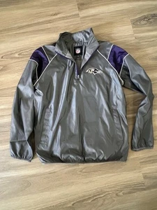 Baltimore Ravens Reflective Windbreaker NFL Jacket Mens Size Large - Picture 1 of 14