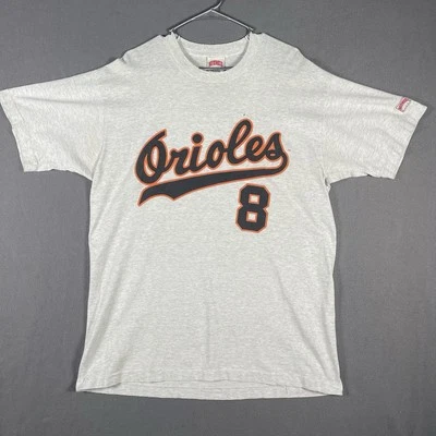 Camiseta VTG Baltimore Orioles Cal Ripken Jr L Nuez moscada 90S MLB Puntada simple USA Foto 1 de 4