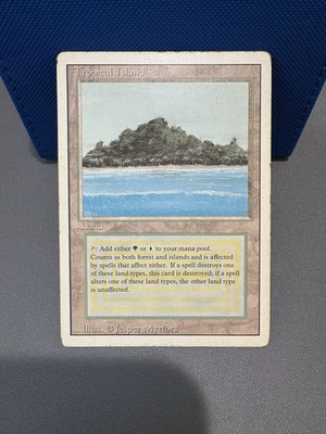 Tropical Island Magic the Gathering Revised Edition Dual Land - Image 1 of 4