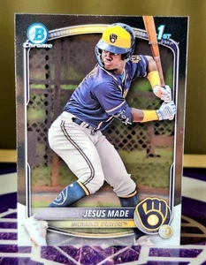 2025 BOWMAN CHROME BASEBALL 1ST BOWMAN JESUS MADE - Picture 1 of 1