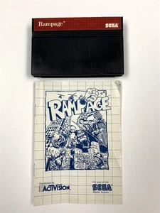 Rampage - Sega Master System - Game & Manual Only - Picture 1 of 6