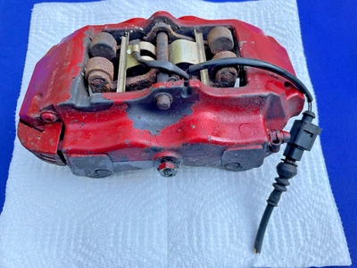 Pinza de freno Brembo trasera lado pasajero derecho Audi Q7 2010-2014 original OEM Foto 1 de 4