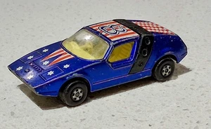 MATCHBOX SUPERFAST 1972 #41 BLUE SIVA SPYDER IN GUTEM ZUSTAND - Bild 1 von 8