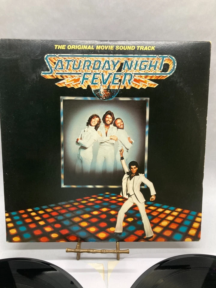 Saturday Night Fever Original Soundtrack Vinyl 2LP 1977 RSO Record RS-2-4001 - Image 1 of 4